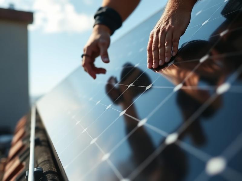 Solar panel installation